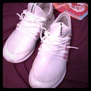 Adidas iridescent shoes